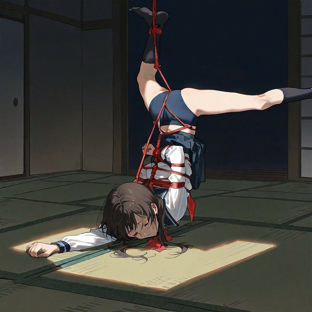 サンプル画像1:緊縛セーラー服(もう限界) [d_578181]