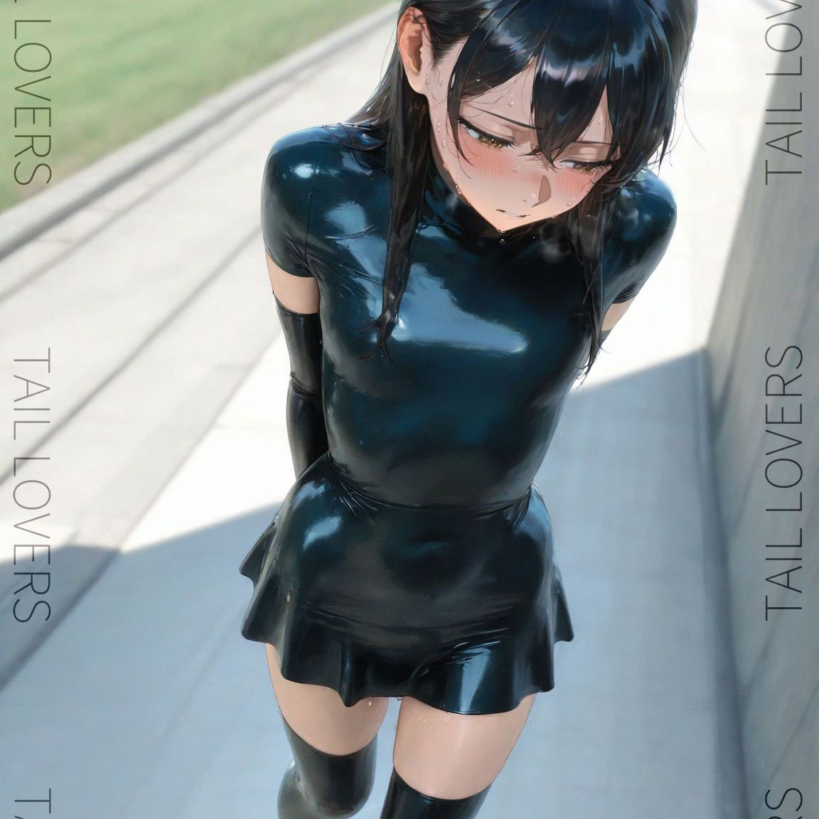 ラバーワンピースでおでかけ【228枚+33秒moive】 画像1