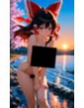 魔理沙は霊夢のえっちな写真を撮りたいようです。vol.54〜春の砂嵐の夕方の川編〜