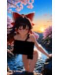魔理沙は霊夢のえっちな写真を撮りたいようです。vol.54〜春の砂嵐の夕方の川編〜