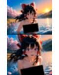 魔理沙は霊夢のえっちな写真を撮りたいようです。vol.54〜春の砂嵐の夕方の川編〜