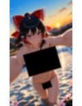 魔理沙は霊夢のえっちな写真を撮りたいようです。vol.54〜春の砂嵐の夕方の川編〜
