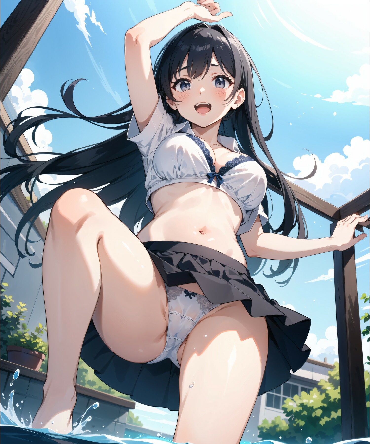 サンプル画像5:水浴びしてたらおじ様たちにハメられた件(R.I.P) [d_578222]