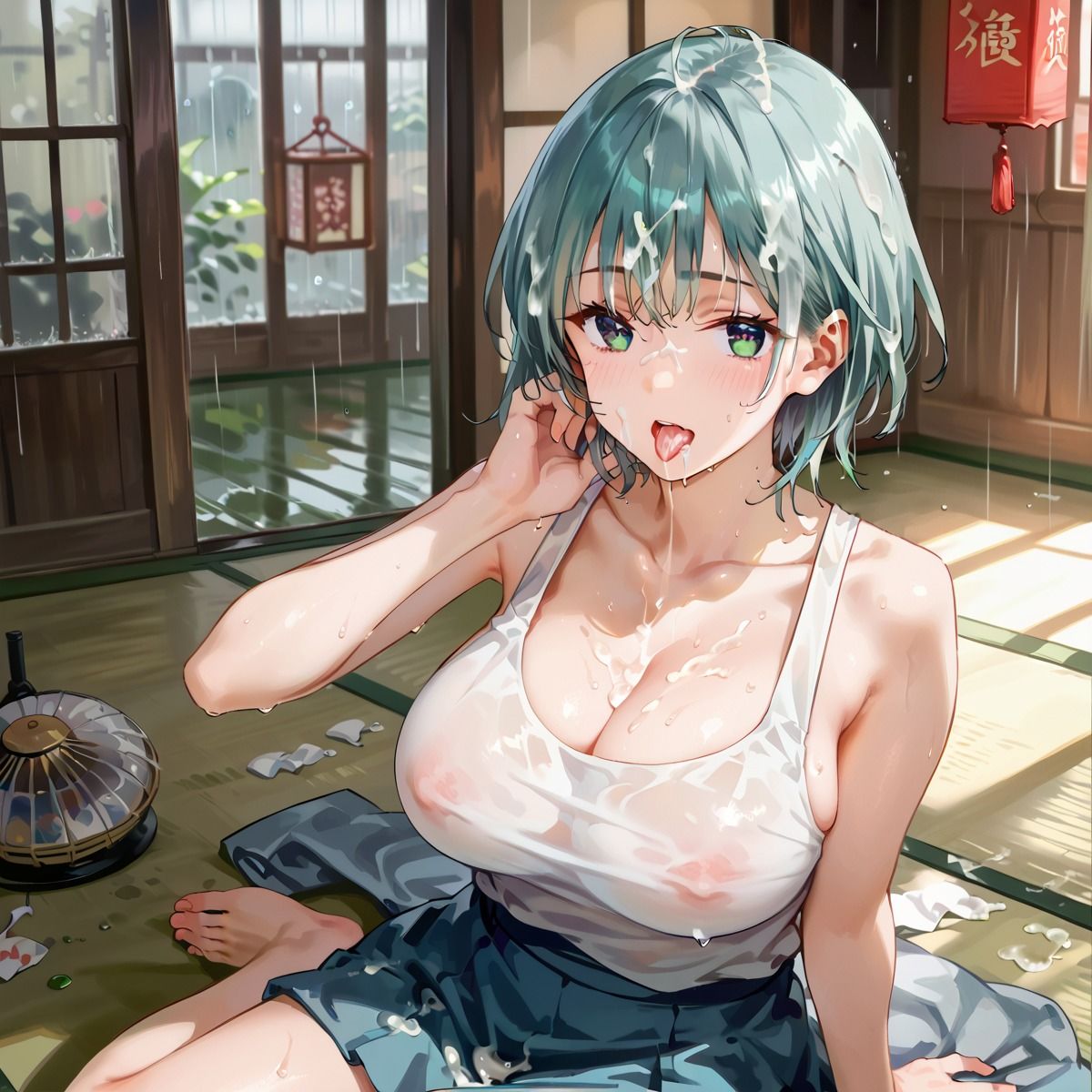 雨の日は…しっとりねっとり濃厚セ◯クス!Part2 画像3