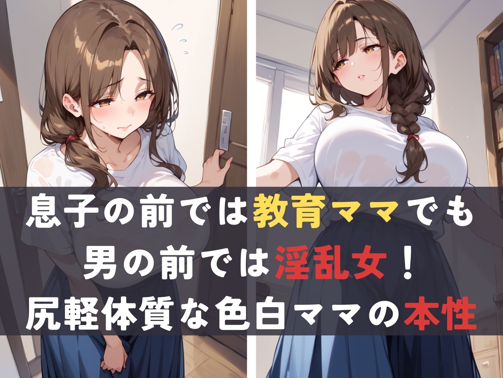 肉欲淫乱人妻 今日も息子の家庭教師とセックスをしています 画像1