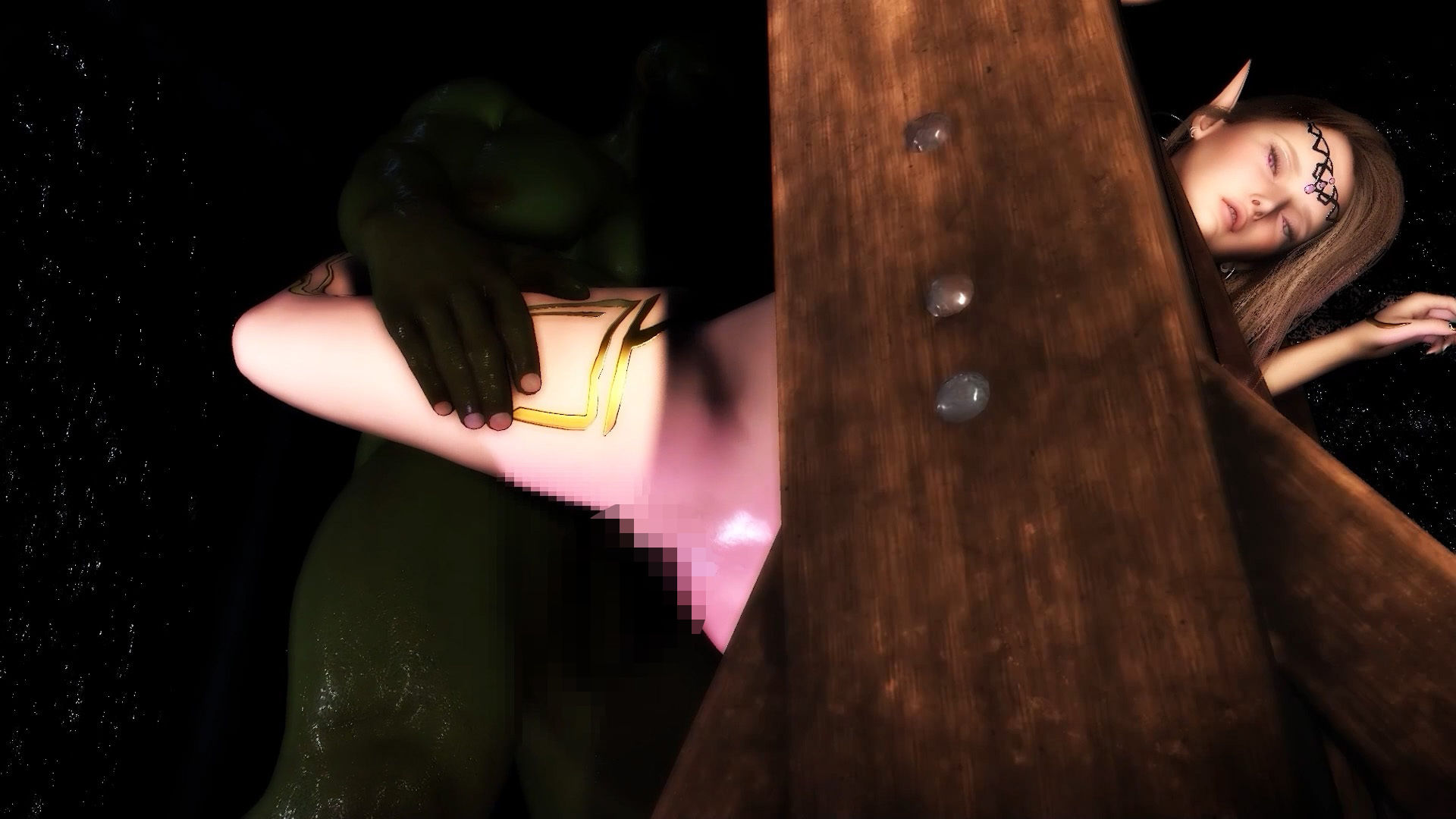 サンプル画像4:エルフ王女敗北オークNTR妊娠ウェディング(レッドカラー) [d_578286]