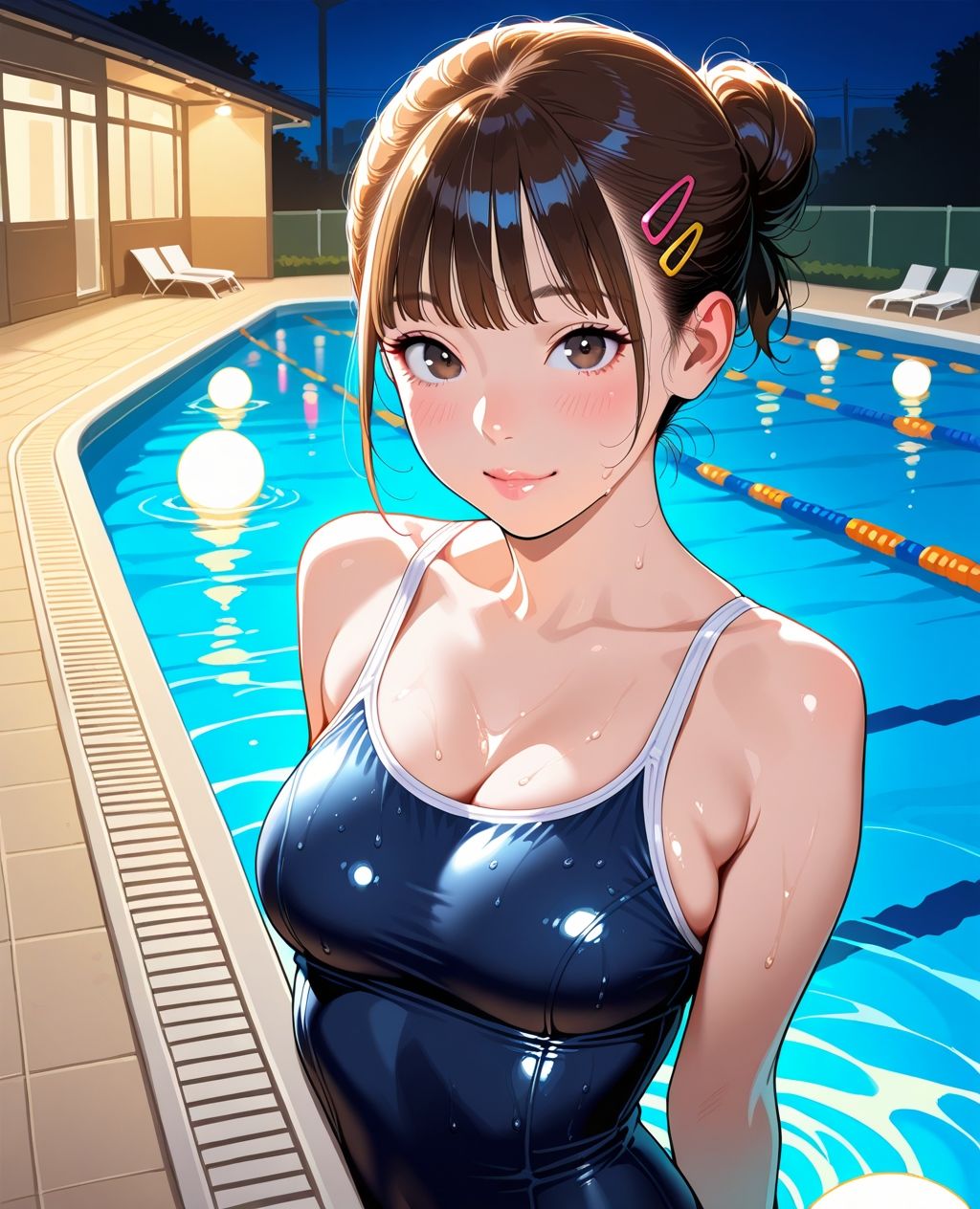 スク水パラダイス☆ 深夜プール編 画像6
