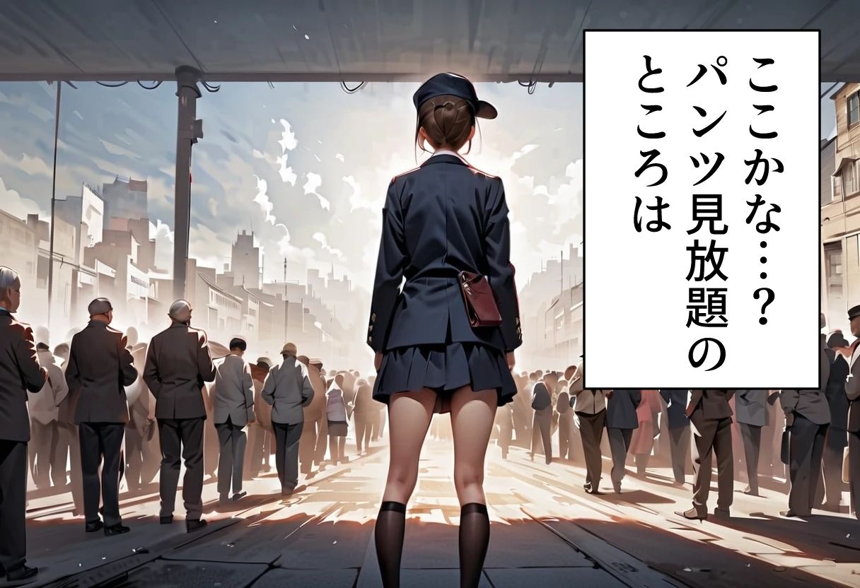 足パパがイク! パンチラ電車編 画像2