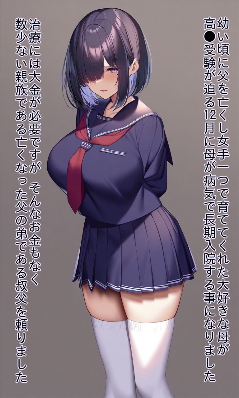 【エロ漫画】家族のために叔父にたかれています。1