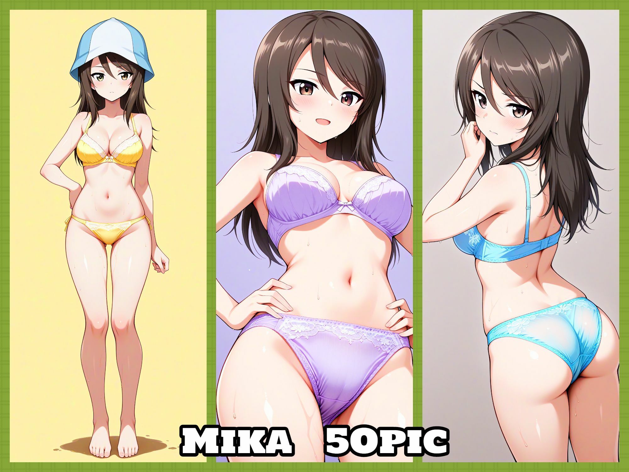 Girls underwear panties and bra 継続編 画像3