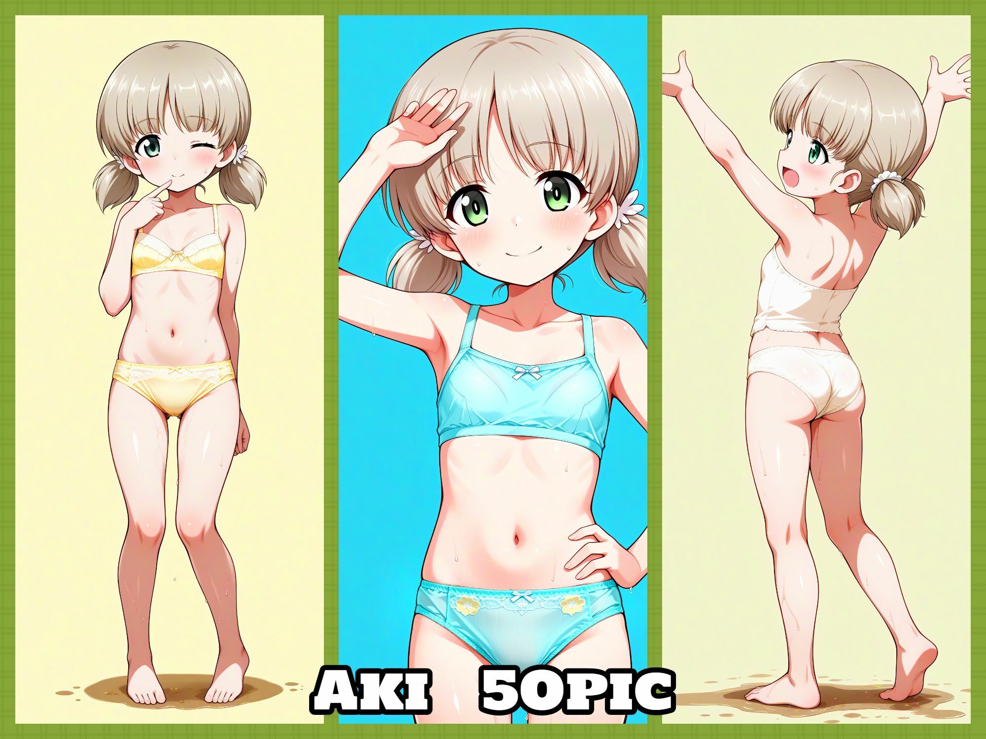Girls underwear panties and bra 継続編 画像4