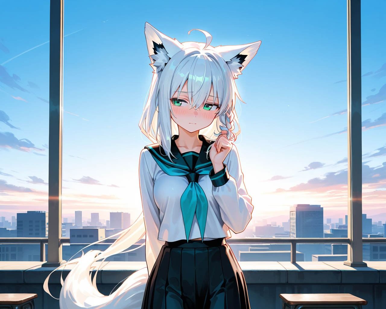 サンプル画像5:ホ〇ライブIF〜白上フ〇キは淫乱である(妄想コレクション) [d_578432]