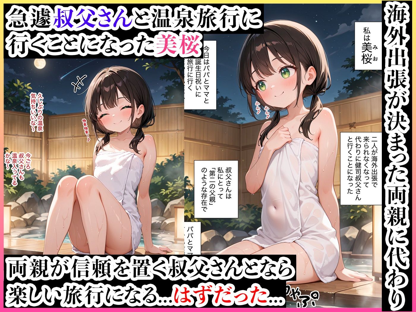 【本編62P＋おまけ438P】叔父チンポに堕ちた温泉旅行1