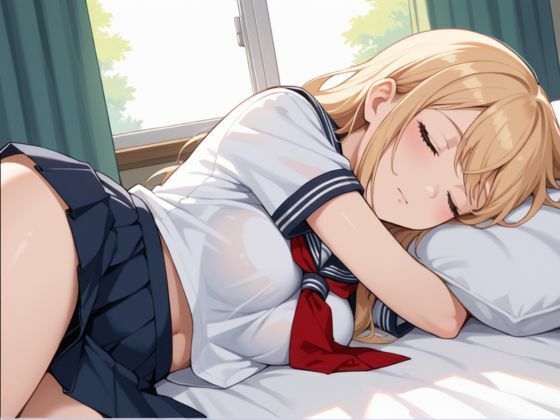巨乳なクラスの女子と性行為する!! 画像1