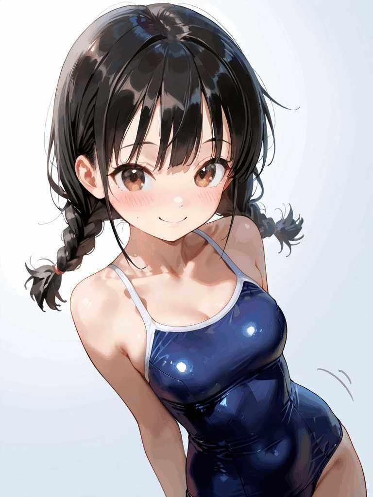 サンプル画像1:おさげ少女toスクール水着 B(Buruman) [d_578526]