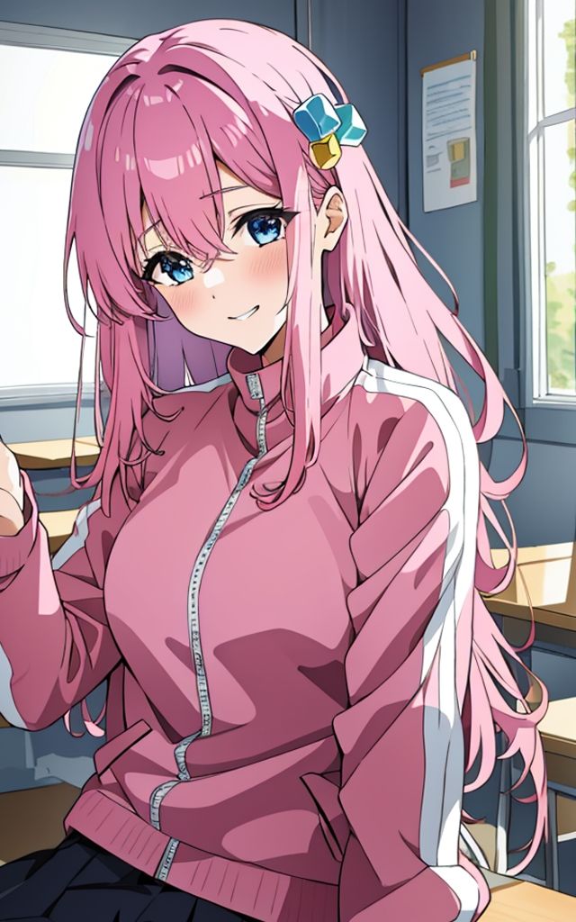 ピンクジャージなぼっちちゃん! 画像1