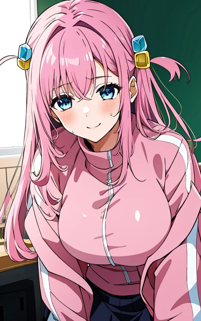 ピンクジャージなぼっちちゃん! 画像2