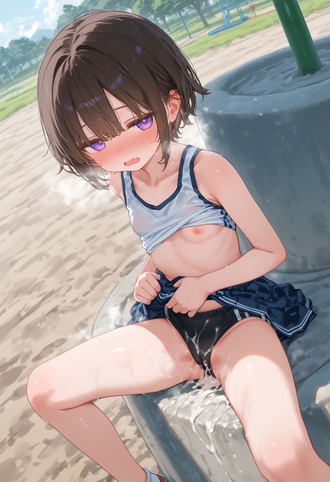 可愛い女の子のおまんこ見ながらパンツの中に射精したい！2 画像7