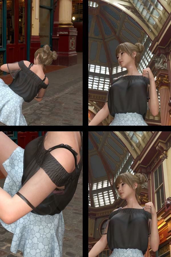 『理想の彼女を3DCGで作ります』から生まれたバーチャルアイドル「一ノ瀬廻里(いちのせめぐり)」のJDモデル風写真集:JDModel_05 画像2