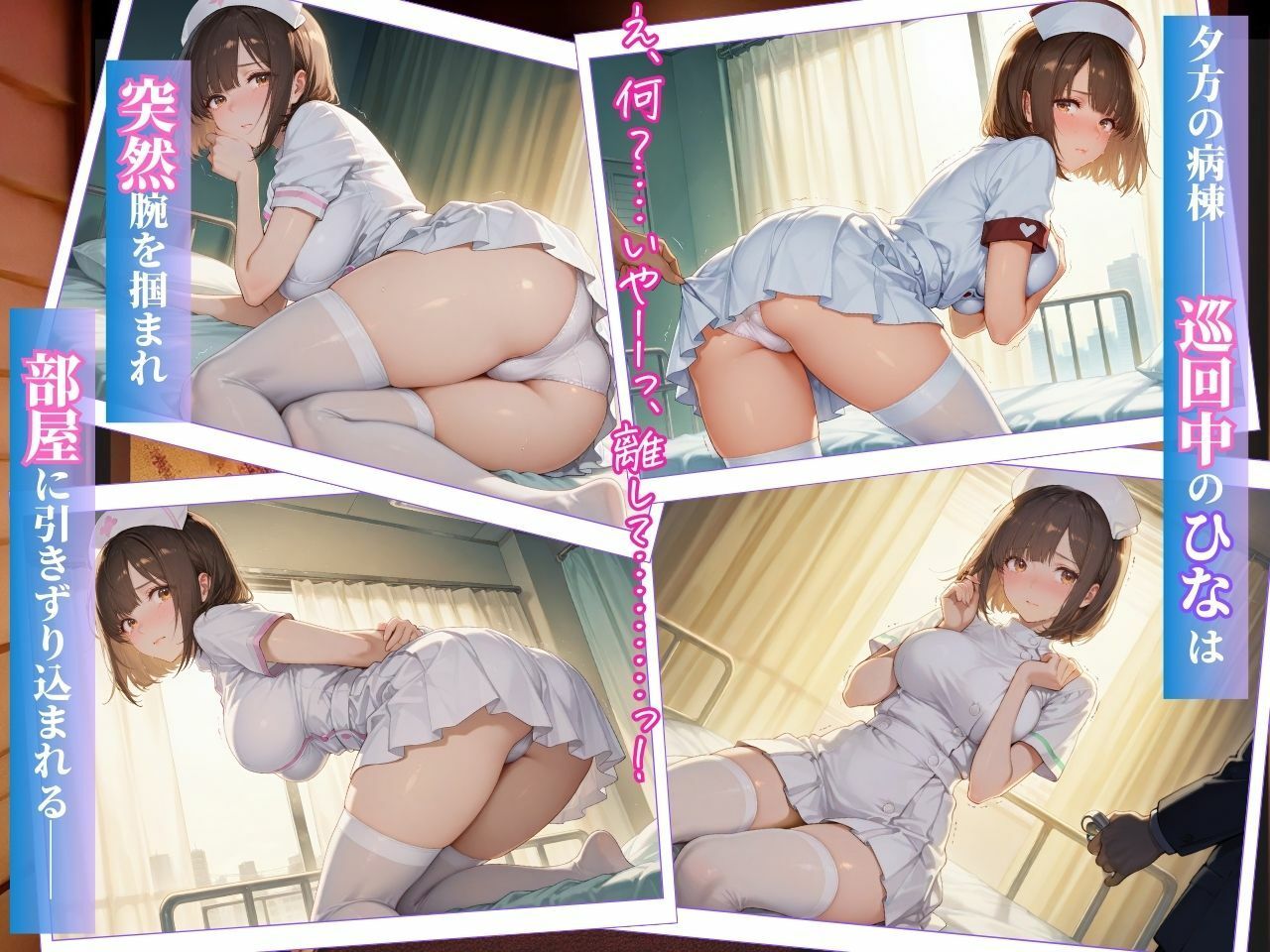 サンプル画像2:精子採取のお仕事！新人ナースの配属先は性処理専門病棟でした(桃太堂) [d_578580]