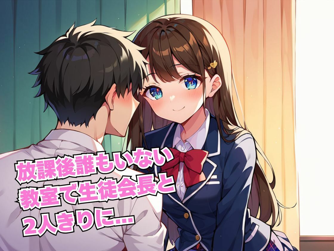 真面目な生徒会長との校内セックスがエロすぎた 画像1
