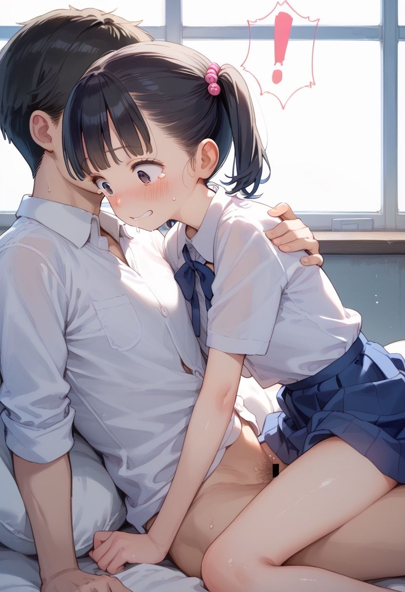 恥じらうロリ女子校生を種付け!ちっぱい成長中の女子校生が中出しえっちにハマる瞬間3