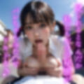 通学中の女子校生と野外セックス