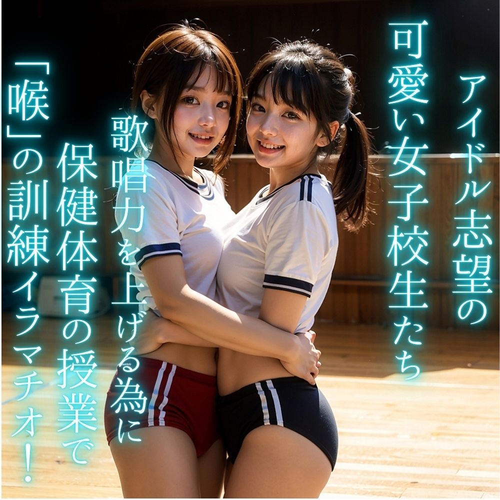 アイドル志望の女子校生に、保健体育の授業で喉の特訓イラマチオ! 画像1