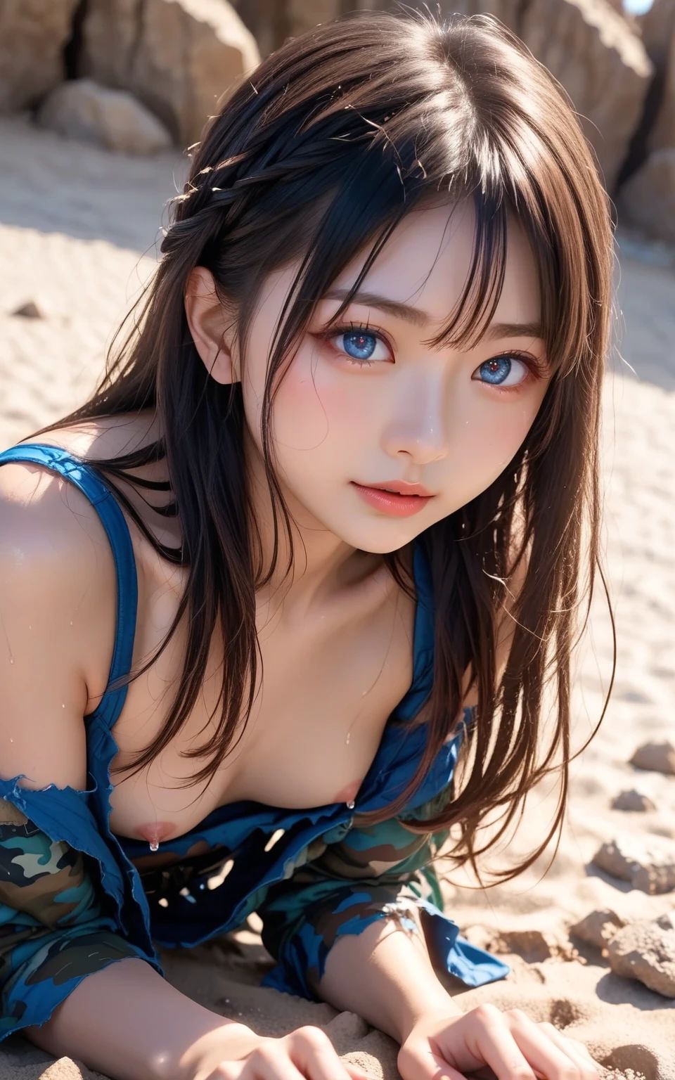 AI Book15 - wearing camouflage in the desert - 画像10