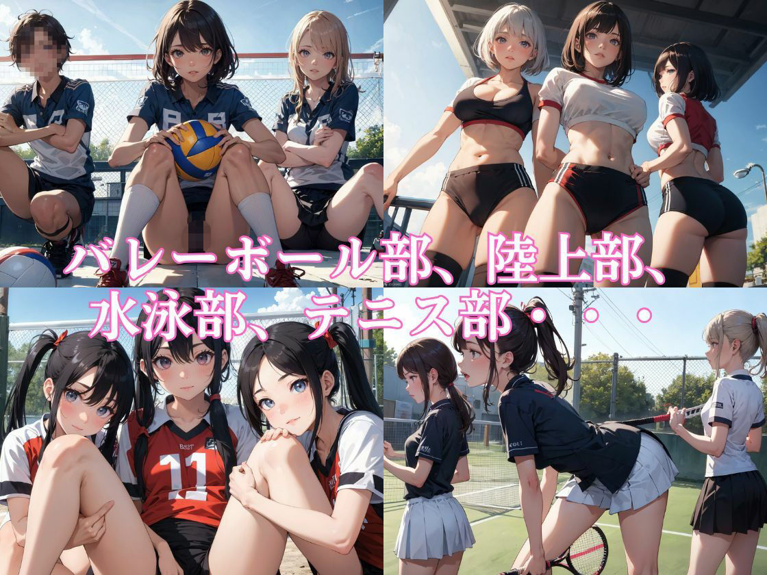 サンプル画像2:部活女子びっちょびちょに辱め 総集編(ちゅぷまる。) [d_578781]