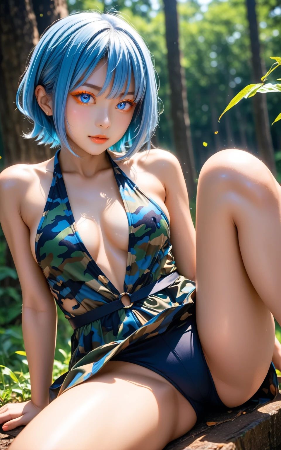 サンプル画像1:AI AOI – Dressed in a camouflage uniform -(Karasu Publishing) [d_578858]