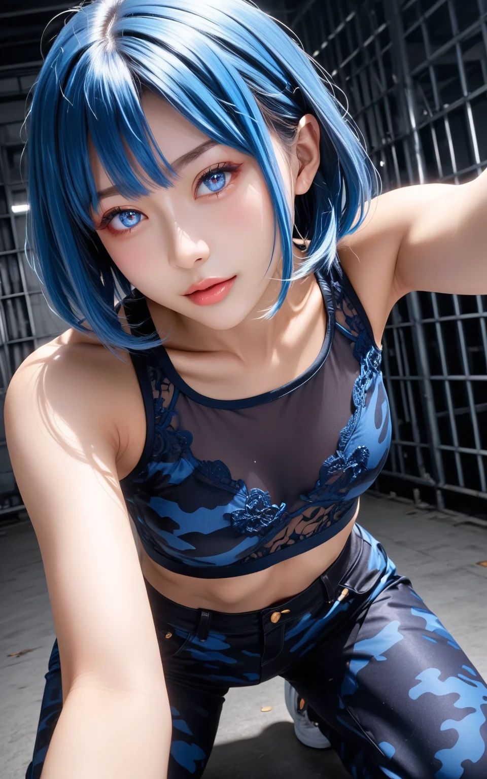 サンプル画像3:AI AOI – Dressed in a camouflage uniform -(Karasu Publishing) [d_578858]