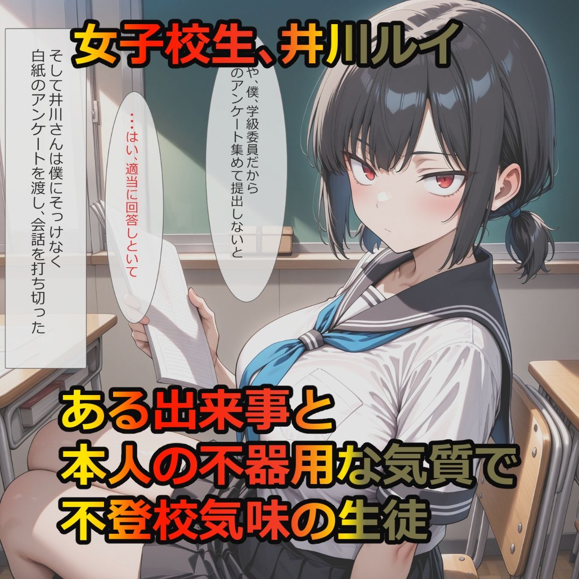 サンプル画像1:不器用な少女（上）(窒化ガリウム) [d_578916]