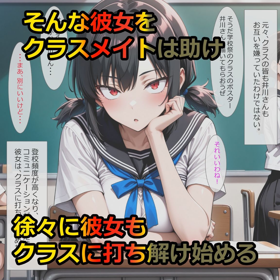 サンプル画像2:不器用な少女（上）(窒化ガリウム) [d_578916]