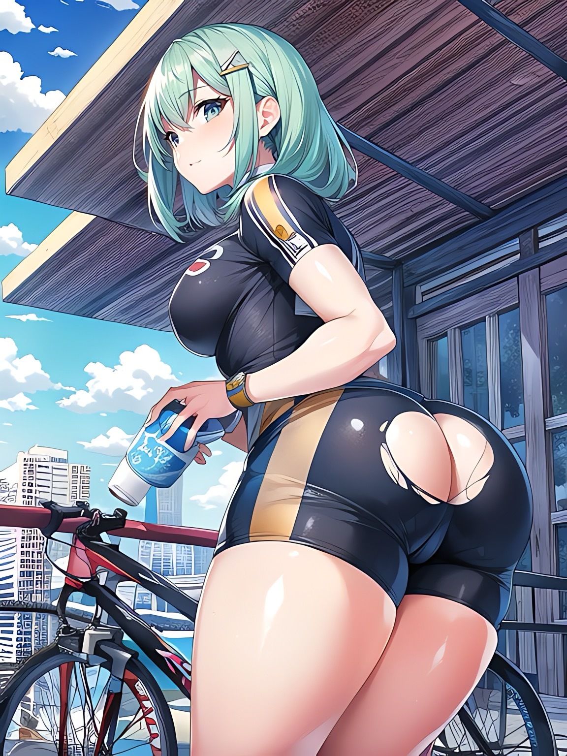 サイクルジャージ尻破れ 画像8