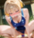 金髪美少女×スク水