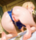 金髪美少女×スク水