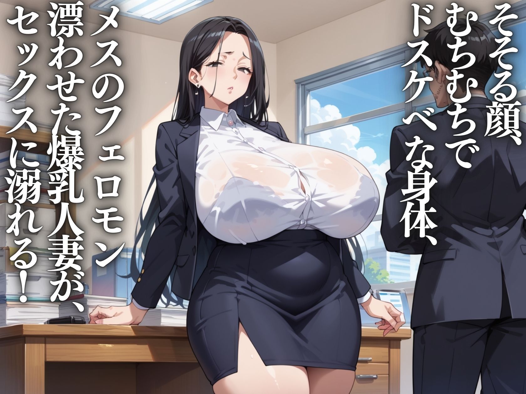 サンプル画像1:人妻女上司がウザいので種付け肉便器にしてやった(そいやっさ) [d_578968]