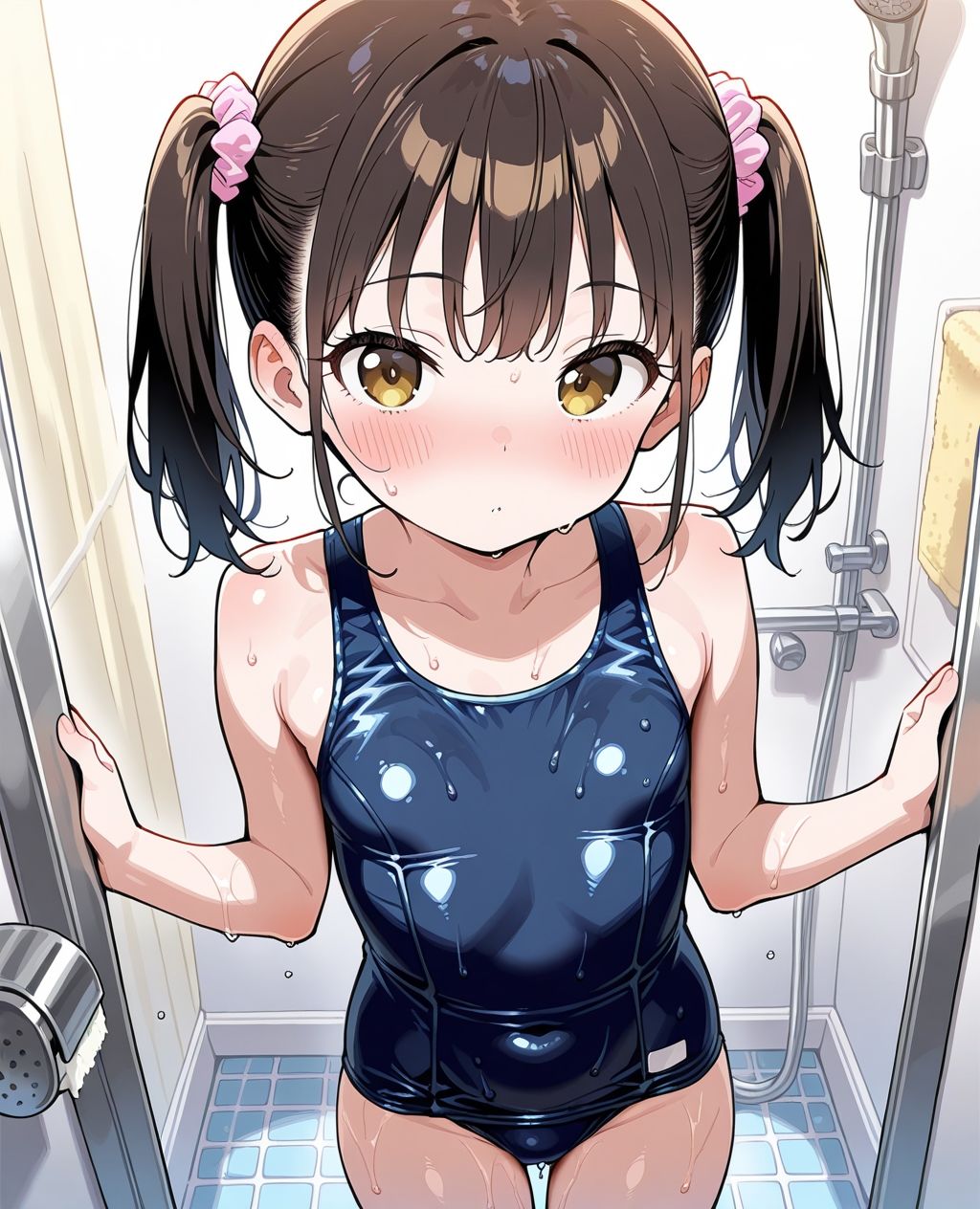 サンプル画像2:スク水パラダイス☆シャワー編(カズン) [d_578973]