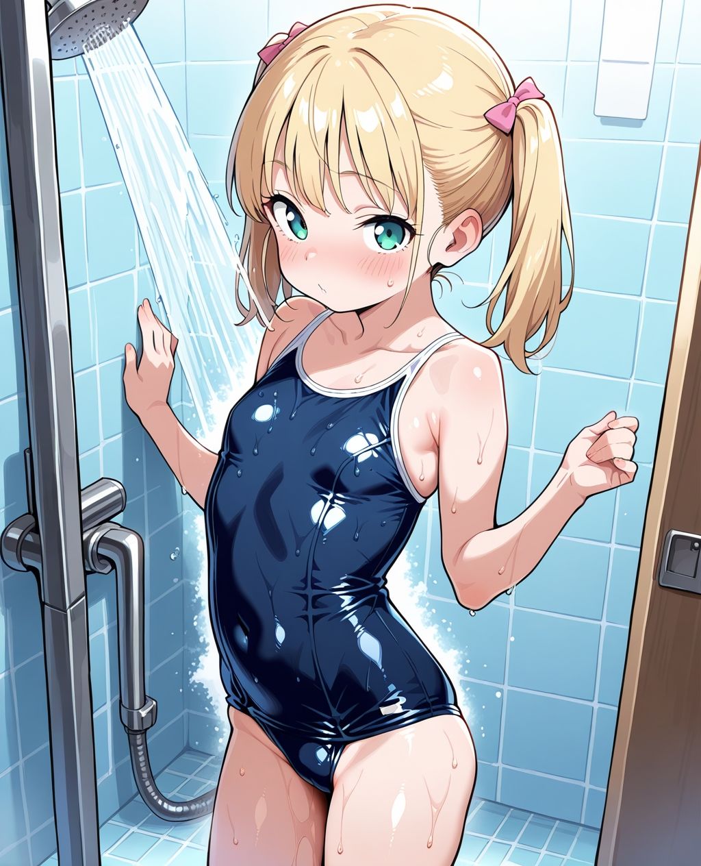 サンプル画像3:スク水パラダイス☆シャワー編(カズン) [d_578973]