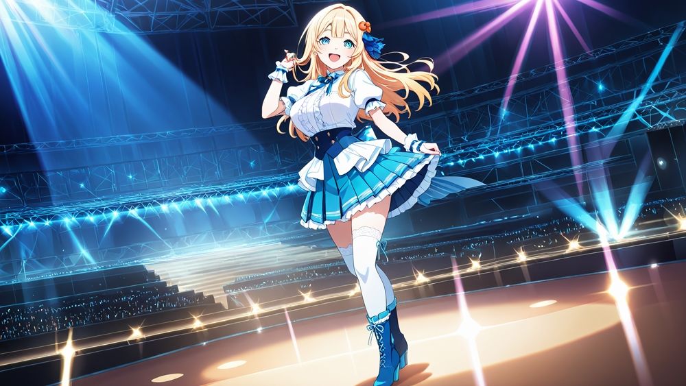 サンプル画像3:爆乳ダブルアイドル！プロデューサーの濃厚種付けレッスン【4K】(御一堂) [d_579104]