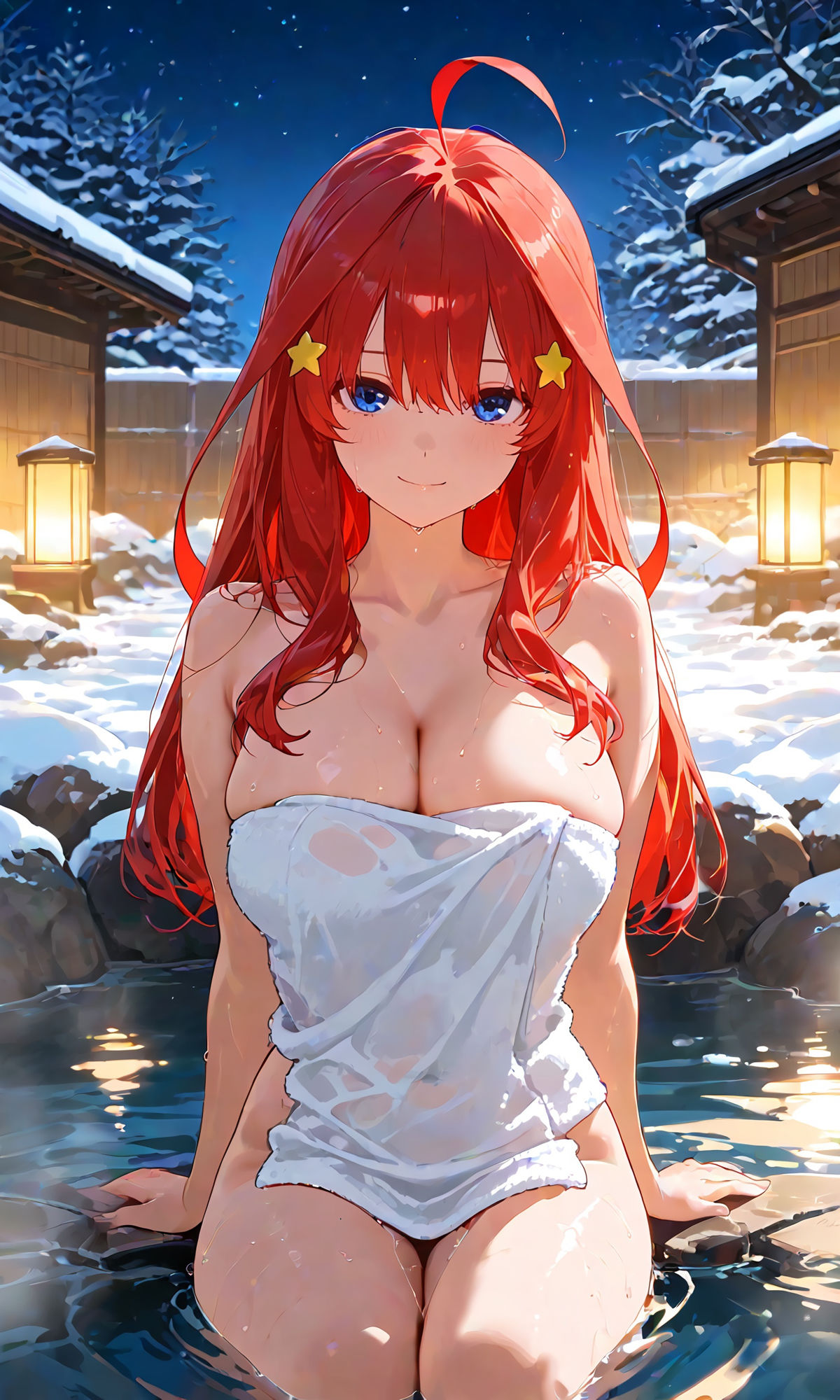 五月と温泉えっち/CG235枚 画像1
