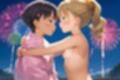 子〇たちの初めての浴衣花火♪