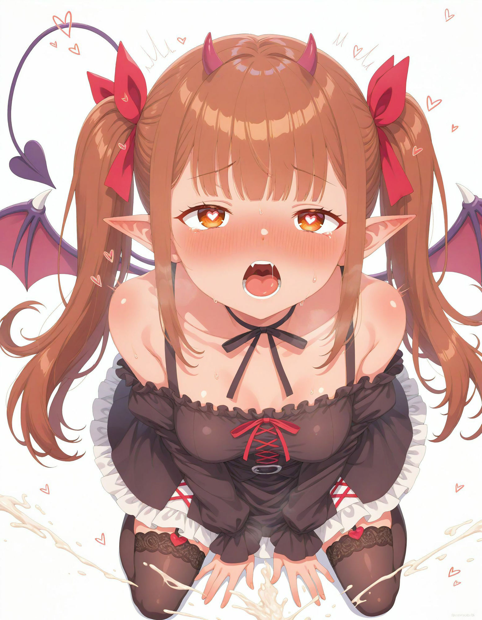 サンプル画像2:昼間は真面目で気が強い制服受付嬢、夜は小悪魔サキュバス 〜淫らな業務外対応〜(泡沫) [d_579219]