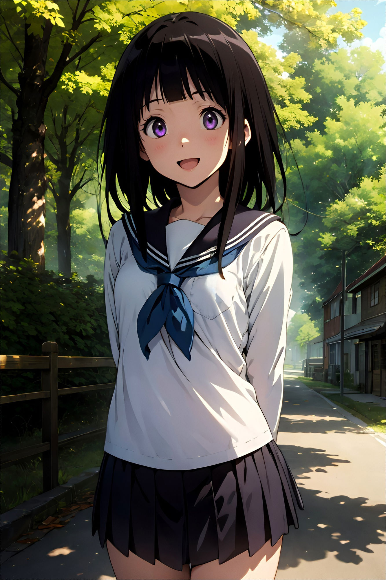 【エロ漫画】千反田える☆写真集1