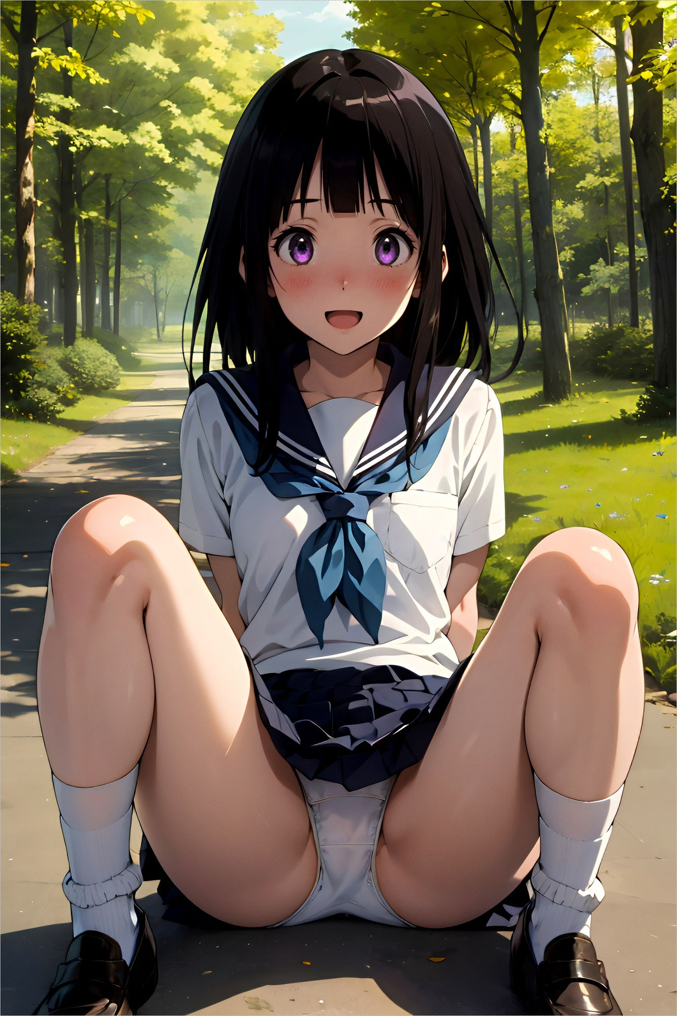 【エロ漫画】千反田える☆写真集2