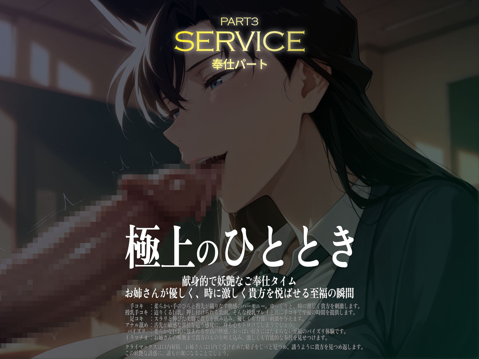 巨乳痴女同人CG集 エーテライト 毛○蘭編 画像4