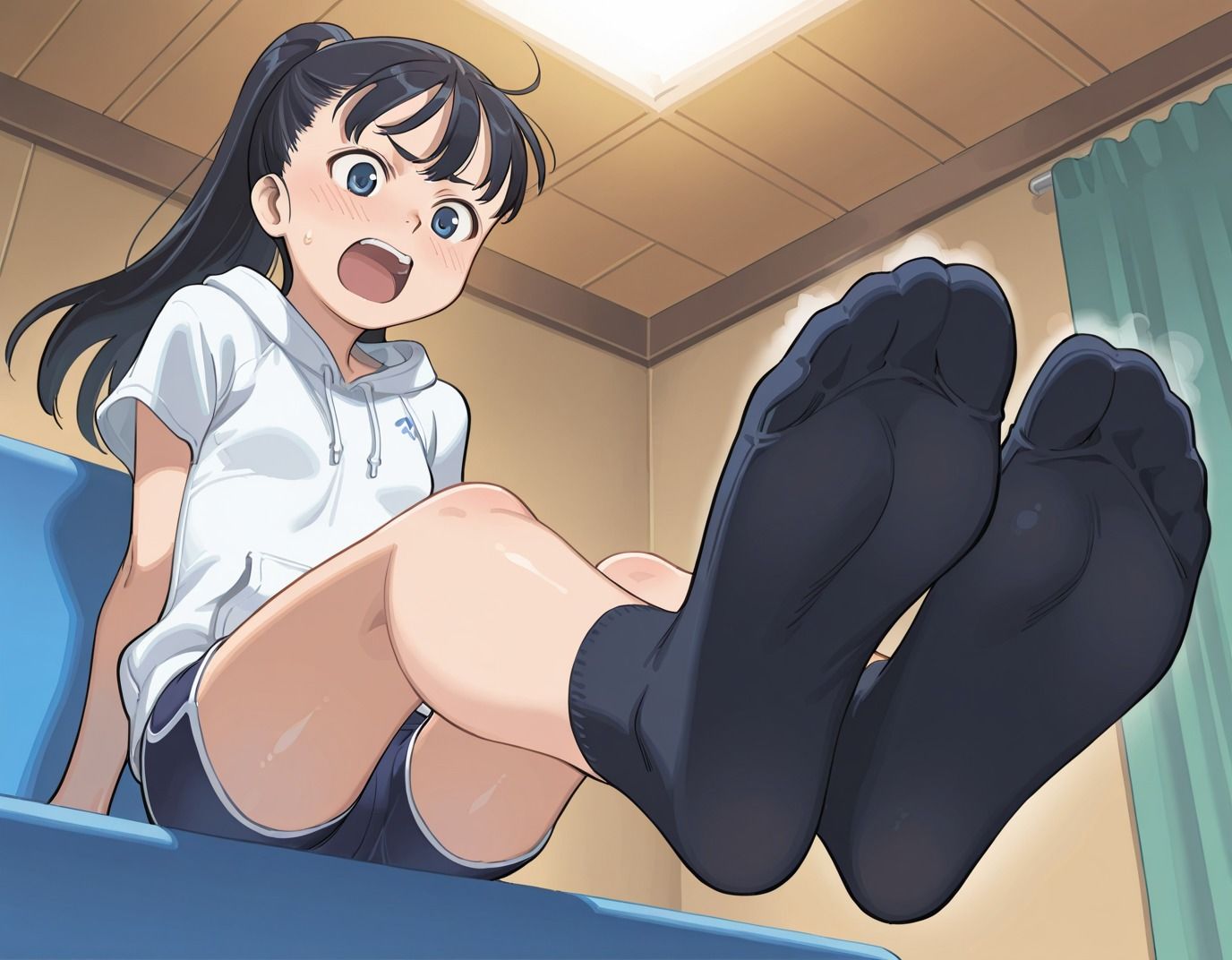 【224枚】芝山るかのエロい足コキで大量射精したいっ！【オリジナル】［224 photos］ I want to ejaculate a lot with Ruka Shibayama erotic footjob！ ［Original］ 画像2