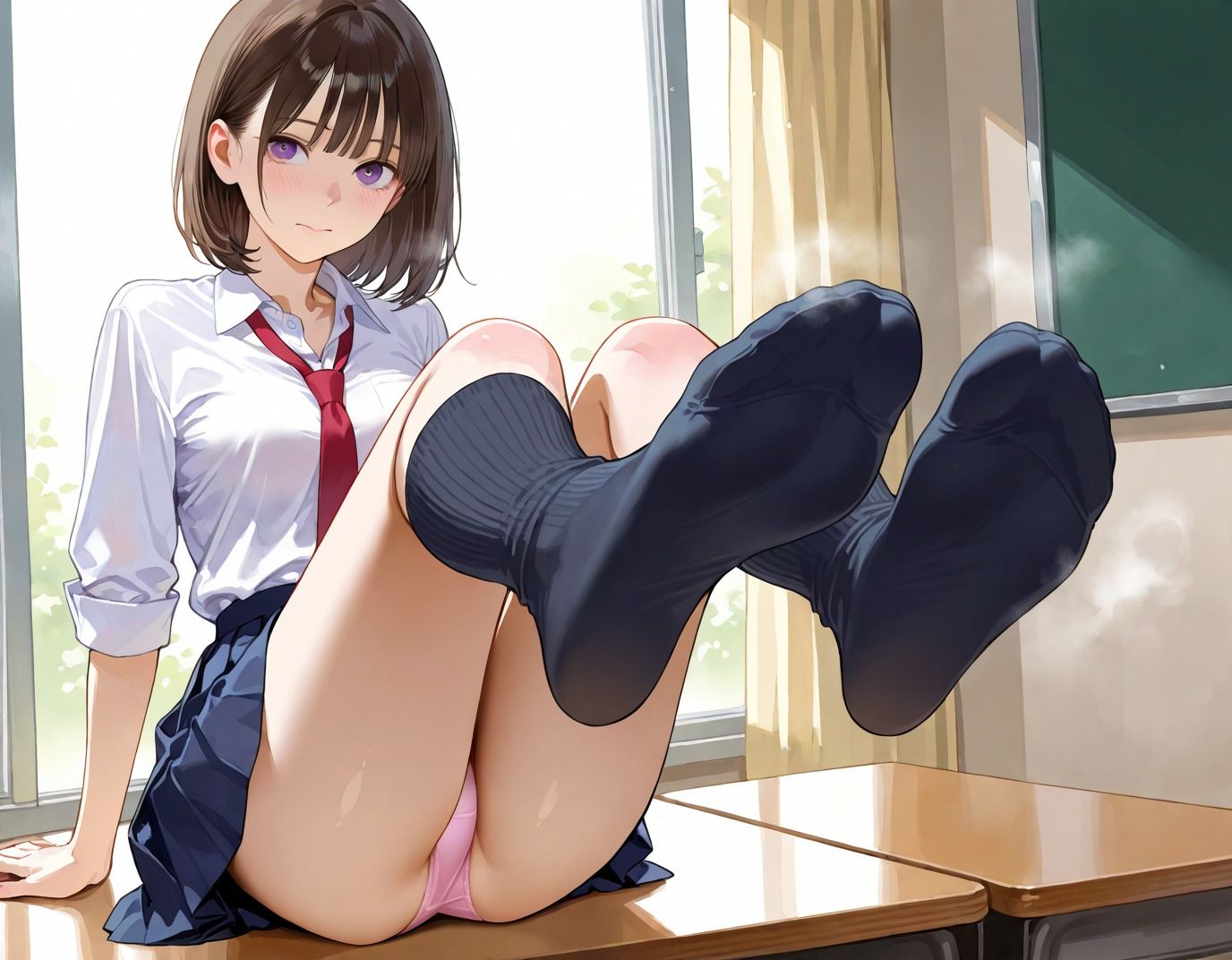 サンプル画像2:【242枚】九重美圭のエロい足コキで大量射精したいっ！【オリジナル】［242 photos］ I want to ejaculate a lot with Mika Kokonoe erotic footjob！ ［Original］(アトリエくろてふ) [d_579327]