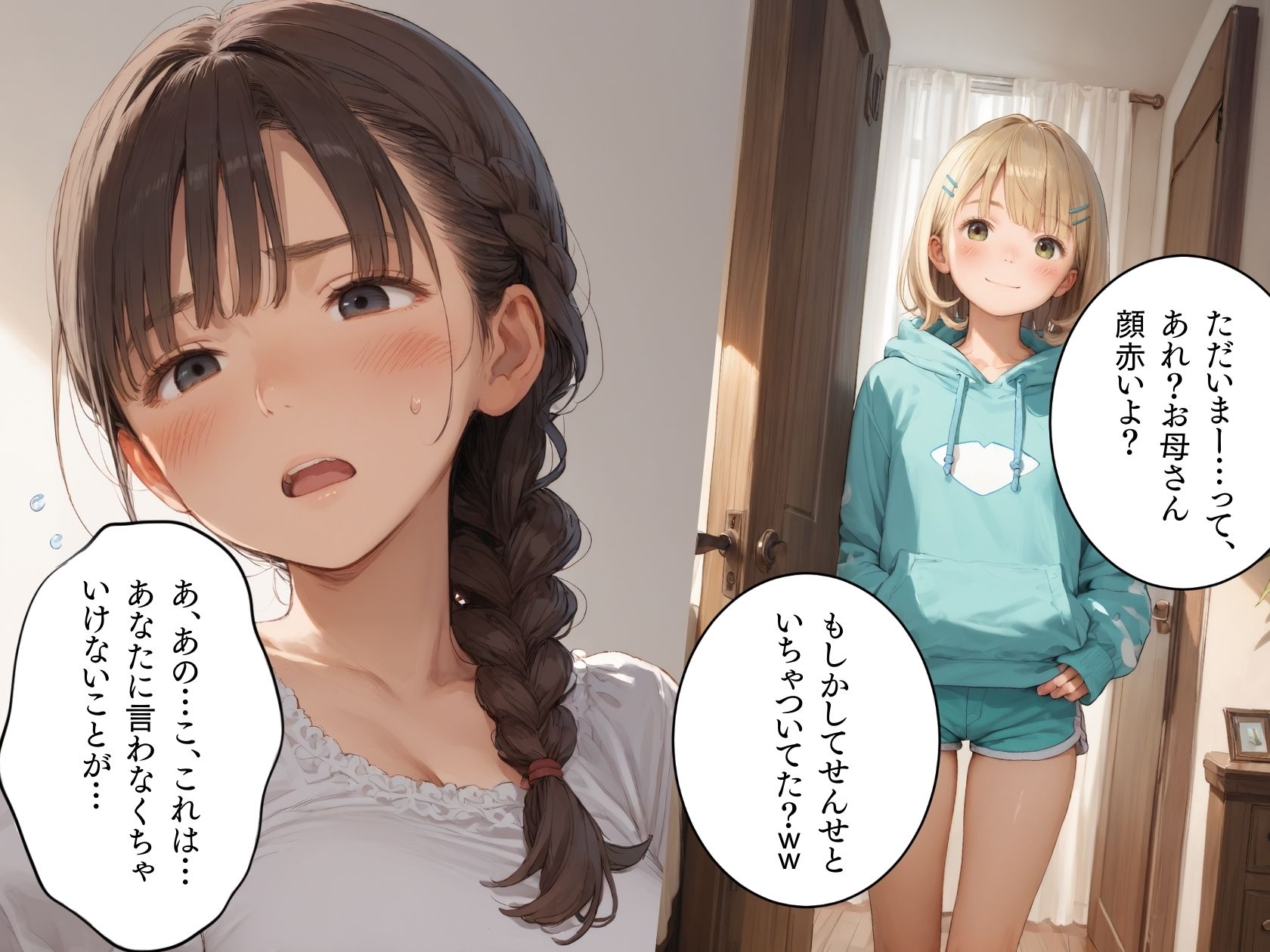 無自覚Sな娘と家庭教師の僕と欲情した母親との話 ぱんなっつ エロ画像3